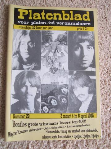 Platenblad 1995 nr 29 the beatles on cover dutch music magaz