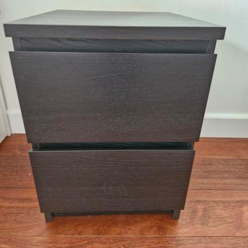 Zwarte Malm nachtkastjes van Ikea - afbeelding 3 Zwarte Malm nachtkastjes van Ikea - afbeelding 3