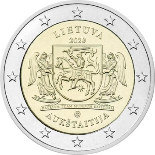 De Speciale 2 Euro LITOUWEN 2020 "Regio's-Aukštaitija" unc., Postzegels en Munten, Munten | Europa | Euromunten, 2 euro, Overige landen