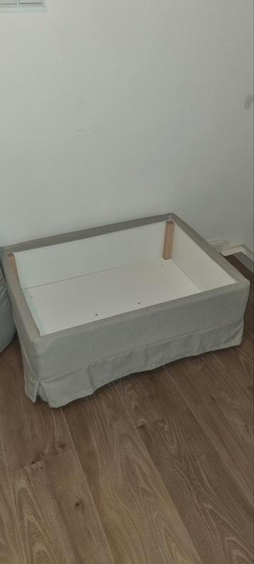 Ikea Ektorp feuteuil inc voetenbank lichtbeige. - afbeelding 4 Ikea Ektorp feuteuil inc voetenbank lichtbeige. - afbeelding 4