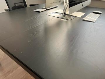 Conferentietafel/bureau 140x140cm. zwart | IKEA Bekant - afbeelding 3 Conferentietafel/bureau 140x140cm. zwart | IKEA Bekant - afbeelding 3