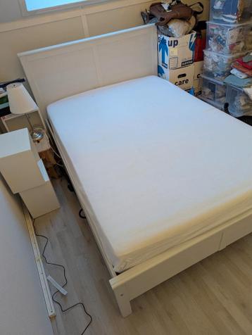 Ikea Hemnes twijfelaar 140x200 cm incl. matras - afbeelding 3 Ikea Hemnes twijfelaar 140x200 cm incl. matras - afbeelding 3