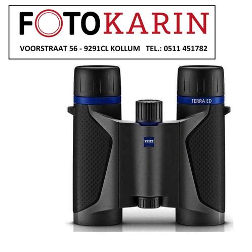Zeiss 10x25 Terra ED | Pocket | zwart | Foto Karin Kollum, Audio, Tv en Foto, Optische apparatuur | Verrekijkers, Nieuw, Dakkant (recht)