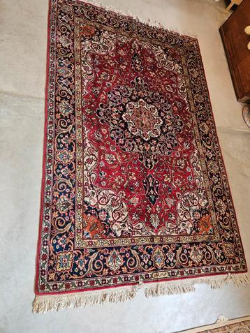 Mooie tabriz ( iran) 252x165 handgeknoopt tapijt)