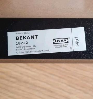 Hoekbureau rechts / bekant ikea - afbeelding 5 Hoekbureau rechts / bekant ikea - afbeelding 5