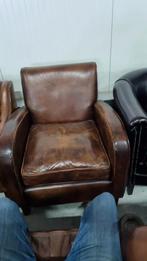 Schapenleren Kings design fauteuil bruin + BEZORGING GRATIS