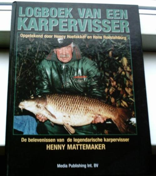 Legendarische karpervisser Henny Mattemaker(9076020027)., Boeken, Natuur, Zo goed als nieuw, Ophalen of Verzenden