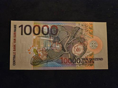 10.000.-Gulden  Suriname 2000 Vogelserie UNC, Postzegels en Munten, Bankbiljetten | Nederland, 1000 gulden, Verzenden