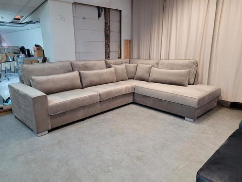 OUTLET Hoekbank taupe 315×250 | 8 pers | GRATIS BEZORGEN, Huis en Inrichting, Banken | Bankstellen, Nieuw, Hoekbank, Vierpersoons of meer