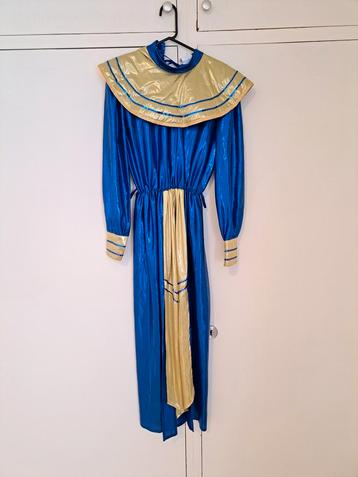 Blue and gold carnaval dress