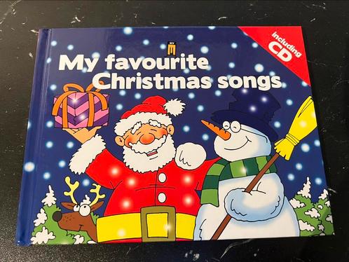 kerst songteksten boekje met cd favourite christmas songs, Cd's en Dvd's, Cd's | Kerst en Sinterklaas, Zo goed als nieuw, Kerst