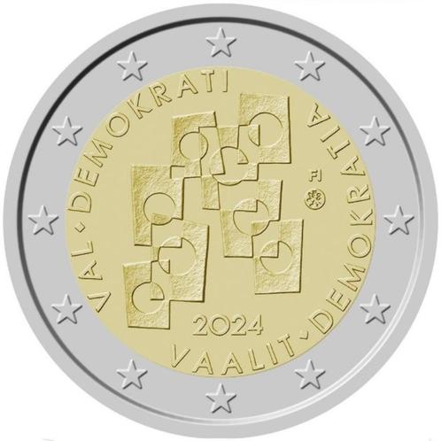 Finland 2024 - Verkiezingen & Democratie - 2 euro CC - UNC, Postzegels en Munten, Munten | Europa | Euromunten, Losse munt, 2 euro