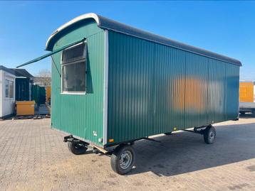 Grote pipowagen 6 x 2.40 met keuken en toilet 