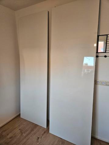 Ikea Pax Schuifdeuren Hoogglans Wit 150x236cm - afbeelding 2 Ikea Pax Schuifdeuren Hoogglans Wit 150x236cm - afbeelding 2