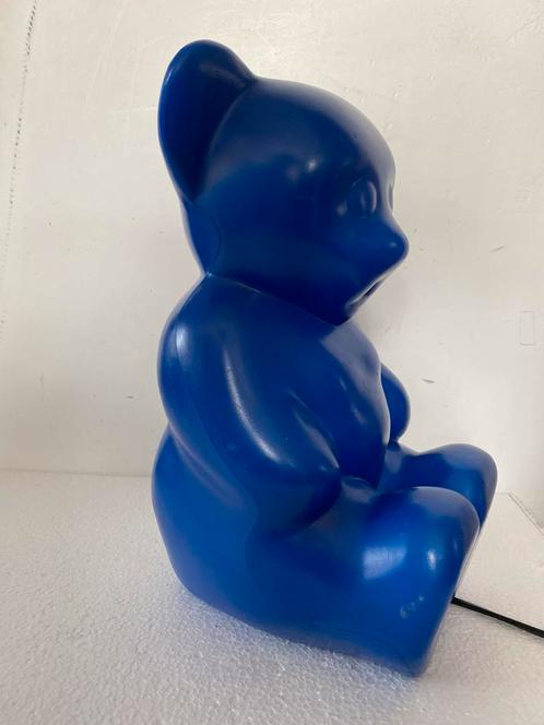 Lumibar Flottoto beer lamp van blauw kunststof, Pop Art, Huis en Inrichting, Lampen | Tafellampen, Gebruikt, Minder dan 50 cm