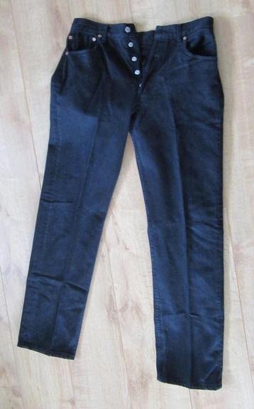 NIEUW 2x jeans Levi’s 501 Basic zwart spijkerbroek L34 W34 W