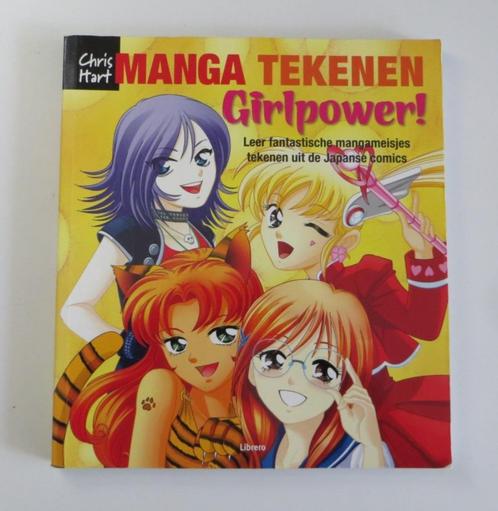 Tekenboek M4252: C. Hart - Manga tekenen - girl power! 12+, Boeken, Hobby en Vrije tijd, Zo goed als nieuw, Tekenen en Schilderen