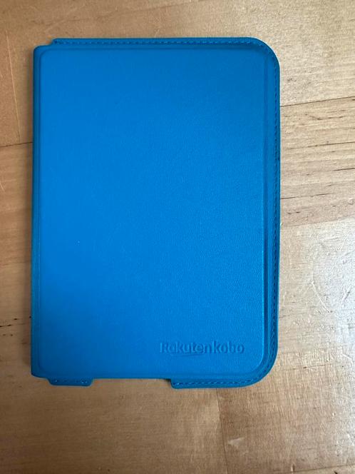 Kobo Nia SleepCover hoesje aqua (licht blauw), Computers en Software, Tablet-hoezen, Zo goed als nieuw, Bescherming voor- en achterkant