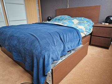 Ikea Malm bed 140x200 bruin - afbeelding 2 Ikea Malm bed 140x200 bruin - afbeelding 2
