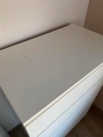 Ikea witte malm kast 6 lades - afbeelding 4 Ikea witte malm kast 6 lades - afbeelding 4