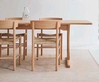 Vintage Scandinavische grenen design shaker tafel, Huis en Inrichting, Tafels | Eettafels, Gebruikt, 50 tot 100 cm, 150 tot 200 cm