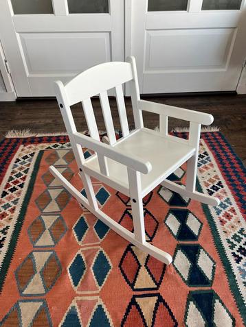 Sundvik IKEA schommelstoel - kinderkamer - wit hout