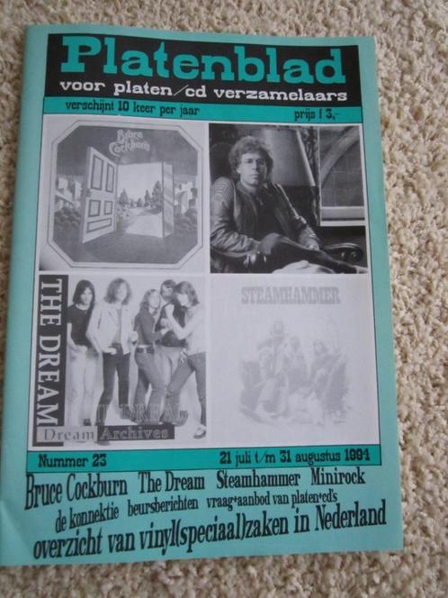 Platenblad 1994 nr 23 the dream - steamhammer on cover dutch, Verzamelen, Tijdschriften, Kranten en Knipsels, Tijdschrift, Nederland