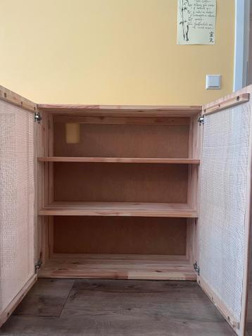 Twee bewerkte IKEA IVAR kasten met rotan - afbeelding 3 Twee bewerkte IKEA IVAR kasten met rotan - afbeelding 3