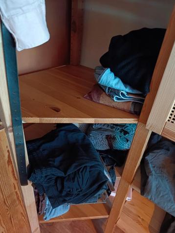 Ivar Hoekkast Grenen Rotan deurtjes Kledingkast kast hoek - afbeelding 5 Ivar Hoekkast Grenen Rotan deurtjes Kledingkast kast hoek - afbeelding 5