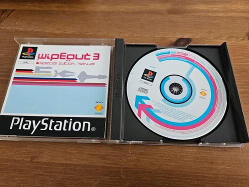 Wipeout 3 special edition | ps1 frontcover ontbreekt, Spelcomputers en Games, Games | Sony PlayStation 1, Zo goed als nieuw, 1 speler