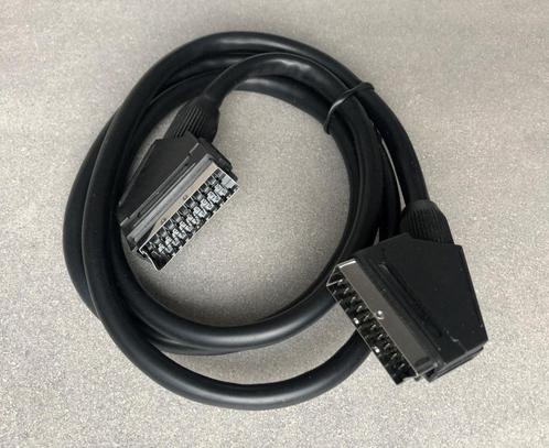 SCART TV kabel - 1,5 meter / 150 cm zwart, Audio, Tv en Foto, Audiokabels en Televisiekabels, Nieuw, Scartkabel, Minder dan 2 meter