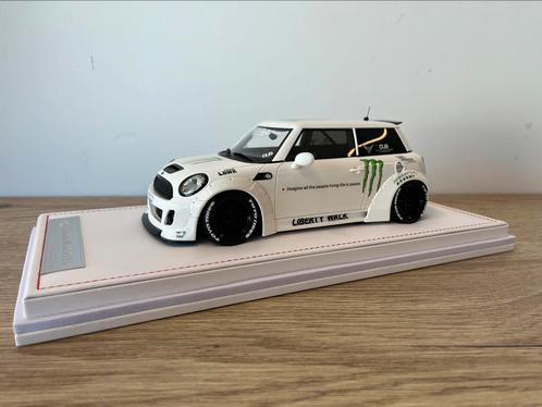 Mini Cooper LBWK Monster wit Ivy models 1:18 39 stuks, Hobby en Vrije tijd, Modelauto's | 1:18, Nieuw, Auto, Overige merken, Ophalen of Verzenden