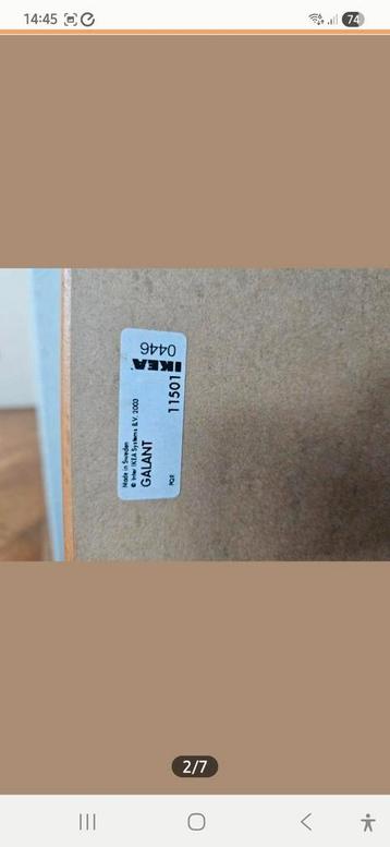 Ikea Bureau - Galant Hoekbureau - afbeelding 2 Ikea Bureau - Galant Hoekbureau - afbeelding 2