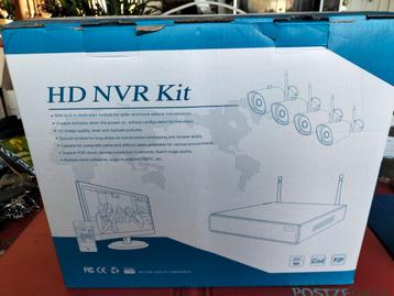 HD NVR KIT PLUG EN PLAY CAMERASYSTEEM 4CAMERA'S