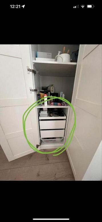 IKEA PAX hoek aanbouwdeel met 4 planken en 6 laden in wit - afbeelding 4 IKEA PAX hoek aanbouwdeel met 4 planken en 6 laden in wit - afbeelding 4