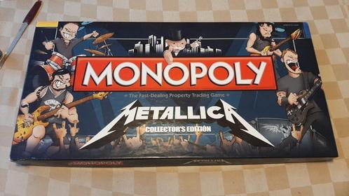 bordspel nieuw Monopoly Metallica 2001 collectors edition, Hobby en Vrije tijd, Gezelschapsspellen | Bordspellen, Nieuw, Een of twee spelers