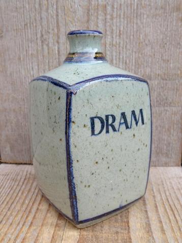 Knabstrup Dram bottle keramiek Deens aardewerk 1960's 