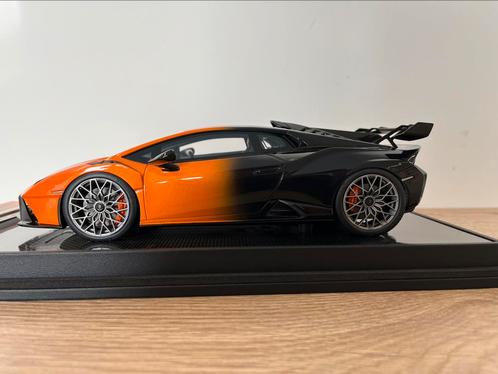 Lamborghini Huracan STO 1:18 IVY virtue orange/black, Hobby en Vrije tijd, Modelauto's | 1:18, Nieuw, Auto, Overige merken, Ophalen of Verzenden