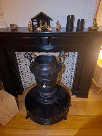 Gietijzeren Potkachel - decoratie