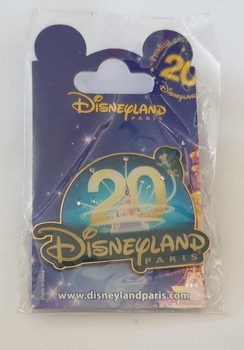 Disneyland Paris 20 jaar met Tinkerbell pin 2012 NIEUW, Verzamelen, Disney, Nieuw, Overige typen, Overige figuren, Ophalen of Verzenden