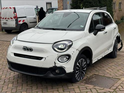 Fiat 500 X Hybride / AUTOMAAT, Auto diversen, Schadeauto's, Automaat, Hybride Elektrisch/Benzine, Wit, Ophalen of Verzenden