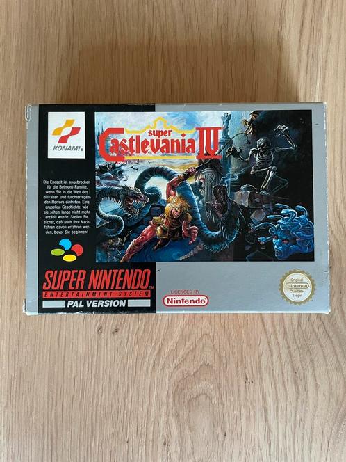 Castlevania IV CIB, Spelcomputers en Games, Games | Nintendo Super NES, 1 speler, Ophalen of Verzenden