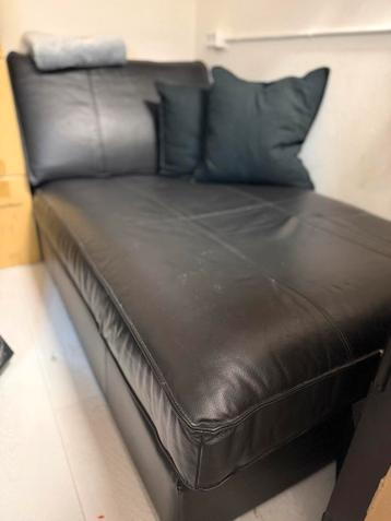 Ikea Kivik Chaise Longue - Echt Leder - afbeelding 2 Ikea Kivik Chaise Longue - Echt Leder - afbeelding 2