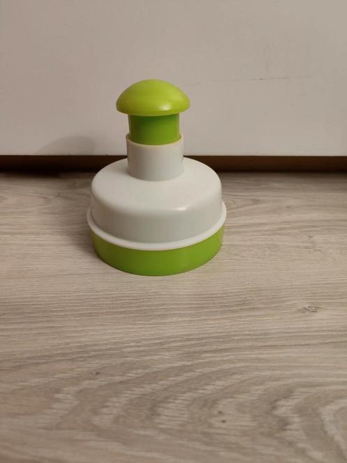 Hamburger maker groen wit hamburger stamper, Huis en Inrichting, Keuken | Tupperware, Zo goed als nieuw, Groen, Wit, Ophalen of Verzenden