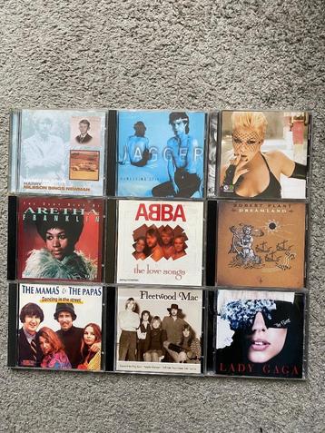 DIVERSE CD'S:ABBA/A-HA/PINK/JAGGER/IDOL/ELP/KINKS/PLANT E.A.
