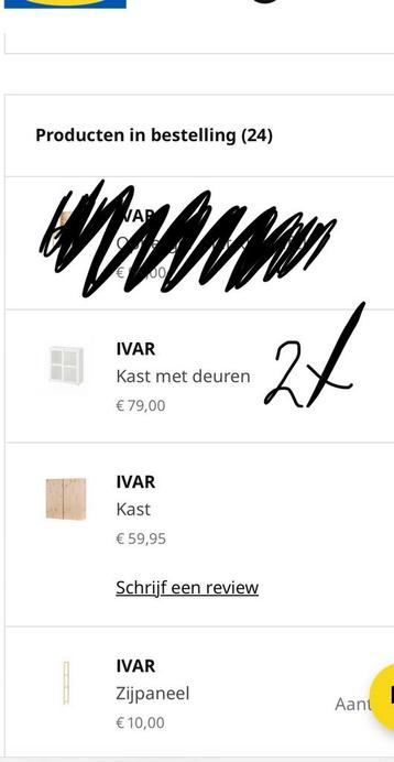 Ikea IVAR kast Stellingkast - afbeelding 1 Ikea IVAR kast Stellingkast - afbeelding 1