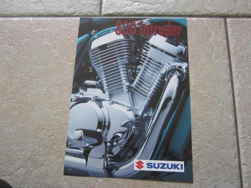 Suzuki 800 Intruder brochure folder 1995 ?, Motoren, Handleidingen en Instructieboekjes, Suzuki, Ophalen of Verzenden