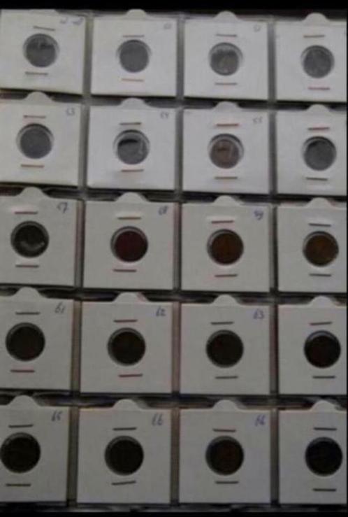 Cent 1948 1950 1951 1952 1953 1954 1955 1956 1956 1957 1958, Postzegels en Munten, Munten | Nederland, Losse munt, 1 cent, Koningin Juliana