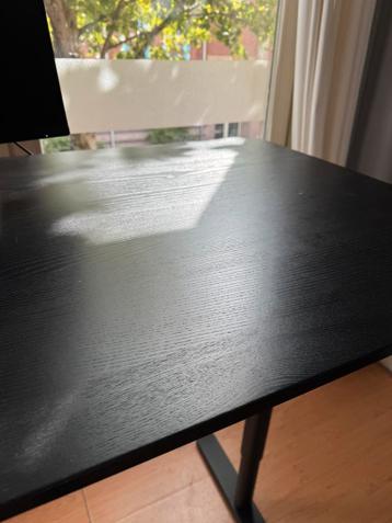 IKEA BEKANT bureau zit/sta 120x80 zwart gebeitst essenfineer - afbeelding 8 IKEA BEKANT bureau zit/sta 120x80 zwart gebeitst essenfineer - afbeelding 8
