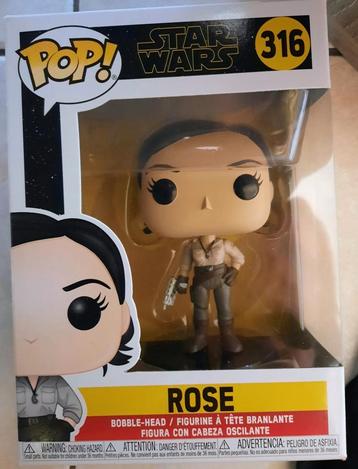 Funko pop! Nr 316 star wars  rose   nieuw